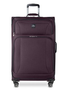 Skyway Epic Large Check-in Spinner Softside purple Suitcase luggage